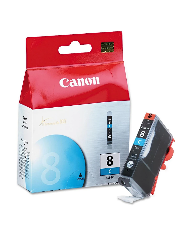 Canon Cli-8C Cyan Ink Cartridge for Select Pixma iP, Mp, Mx and Pro Series Printers