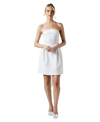 Coast Women's Bow Back Bandeau Bridal Mini Dress