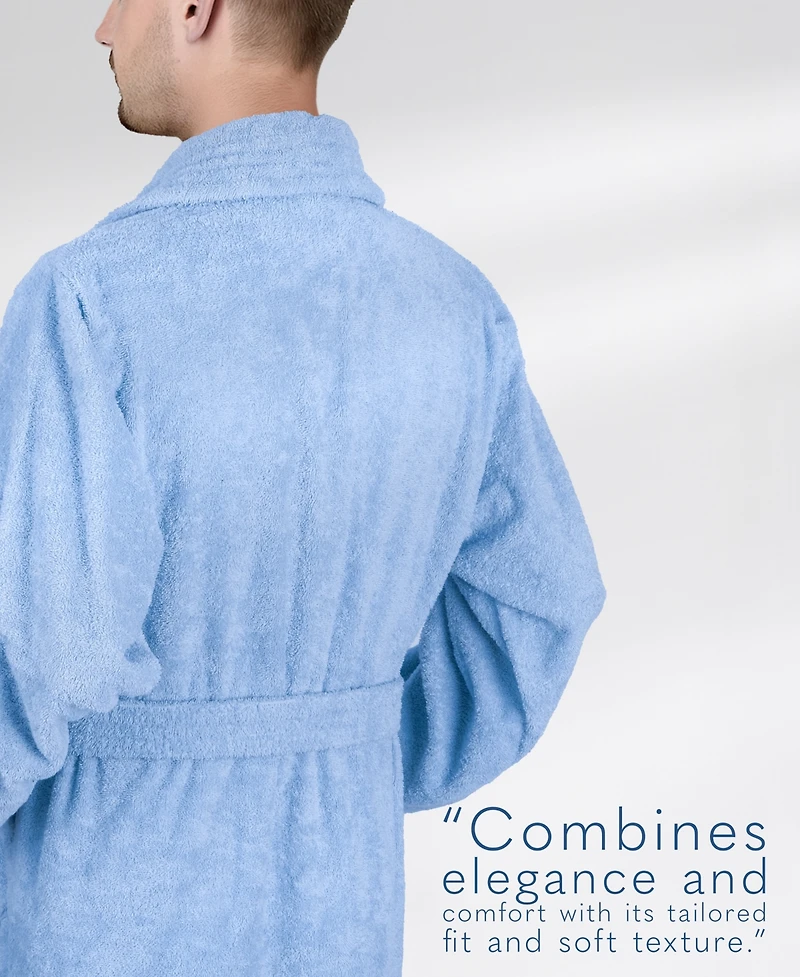 American Soft Linen Lightweight Plush Shawl Collar Bathrobes