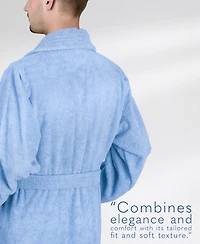 American Soft Linen Lightweight Plush Shawl Collar Bathrobes