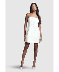 Coast Women's Hotfix Diamante Bridal Mini Dress