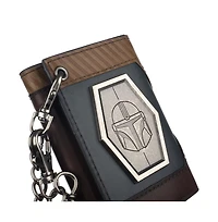 Star Wars: The Mandalorian Chain Wallet with Metal Shield