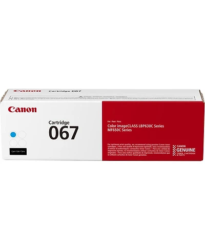 Canon 067 Standard Toner Cartridge for Color imageCLASS LBP630C and MF650C Series, Cyan