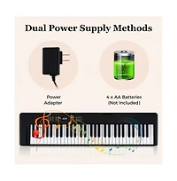 Hongge Key Foldable Piano Keyboard Full Electronic with Midi and Split Function