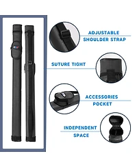 Gse Games & Sports Expert 1x1 Hard Billiard Pool Cue Stick Carrying Case, Accessories