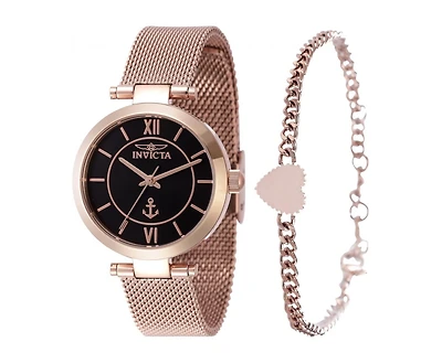Invicta Women's 47266 Ocean Voyage Quartz Black Dial Watch