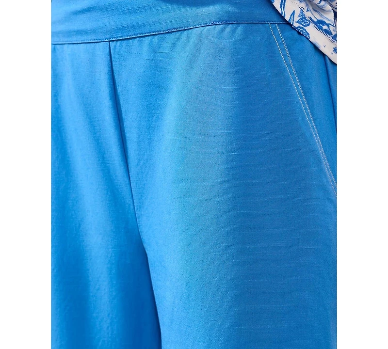 Tribal Women's Lightweight Wide-Leg Pants