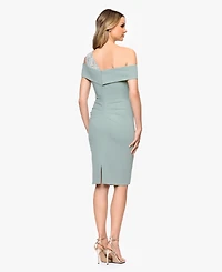 B&A By Betsy and Adam Women's Off-The-Shoulder Short Dress