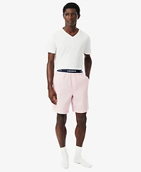 Lacoste Men's Loungewear Striped Straight-Fit Shorts