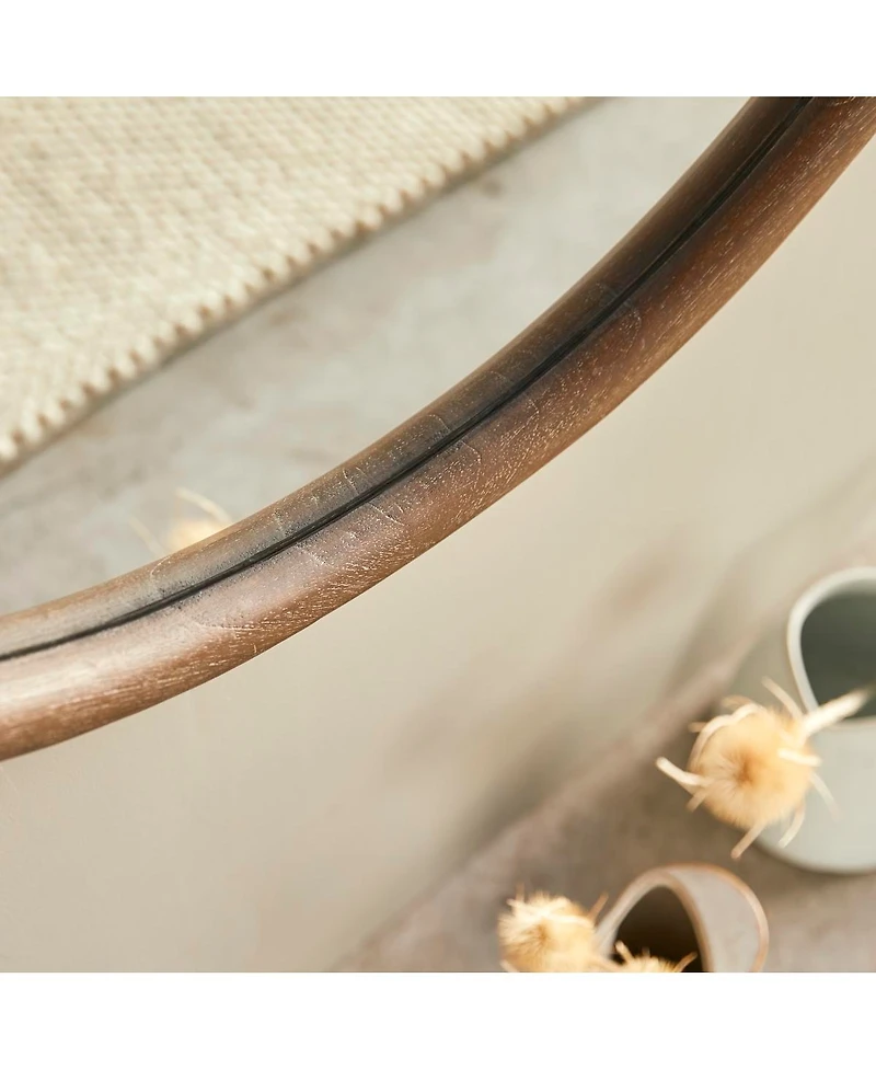 Tikamoon Dim mindi wood mirror 85x65