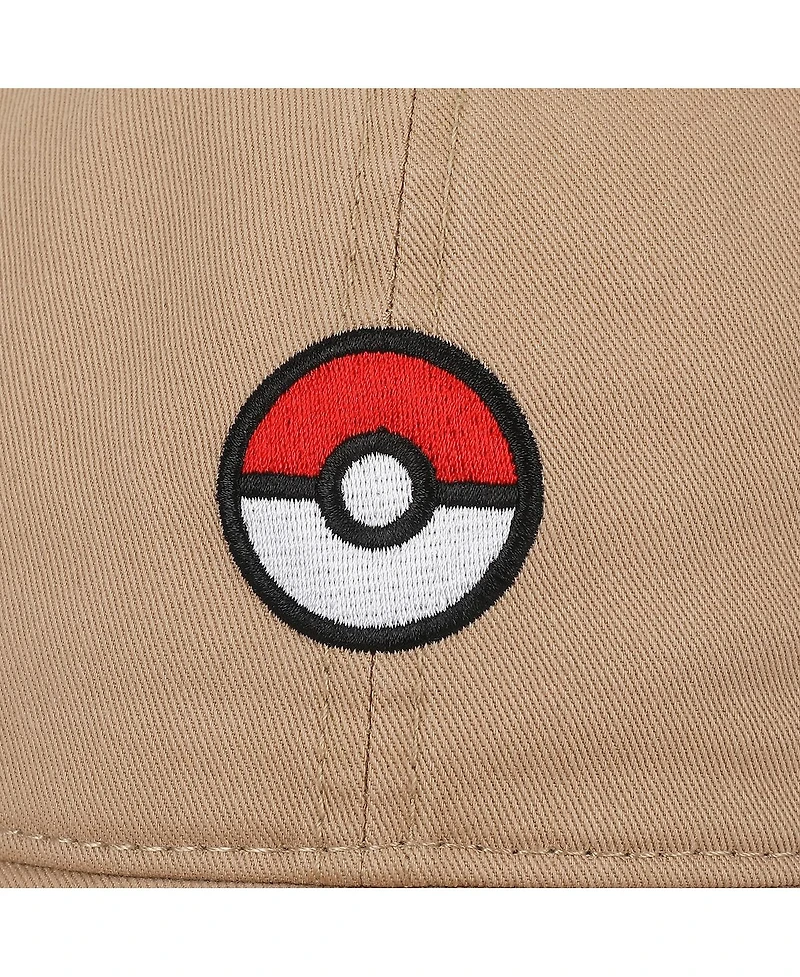 Pokemon Men's Embroidered Poke Ball Adult Baseball Hat (One Size)