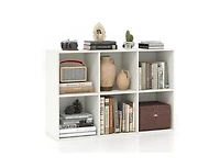 Slickblue Modern 6-Cube Organizer Bookcase with Anti-Tip Hardware