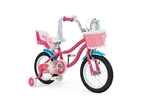 Hongge Inch Girls Bike with Doll Seat and Training Wheels for 3-5 Years