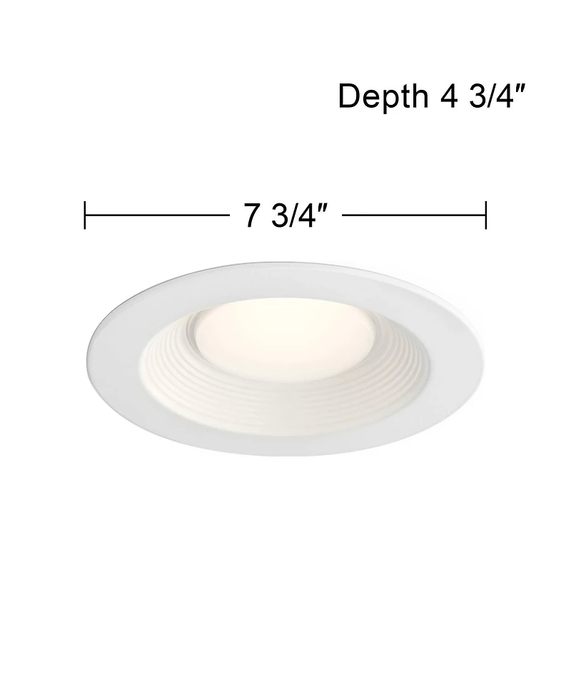 Tesler Canless 5"/6" 15 Watt Led Trims 2-Pack