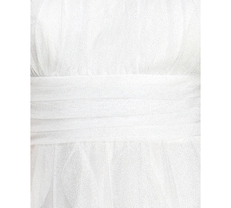 pear culture Juniors' Emma Corkscrew-Ruffled Dress