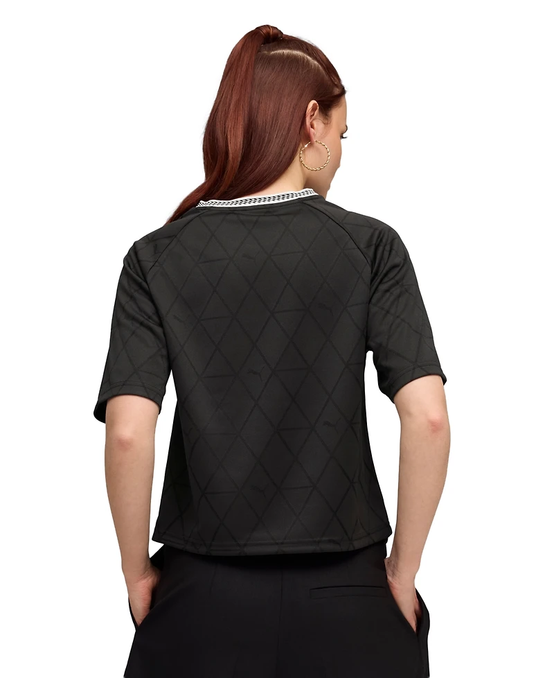 Puma Women's Relaxed-Fit Jersey Top