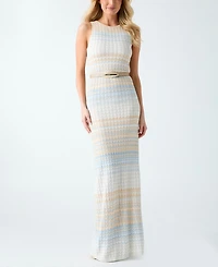 Guess Women's Sleeveless Rosalyn Long Sweater Dress