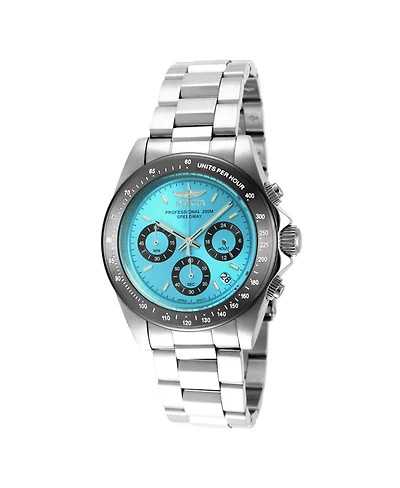 Invicta Men's 15589 Speedway Quartz Chronograph Light Blue Dial Watch