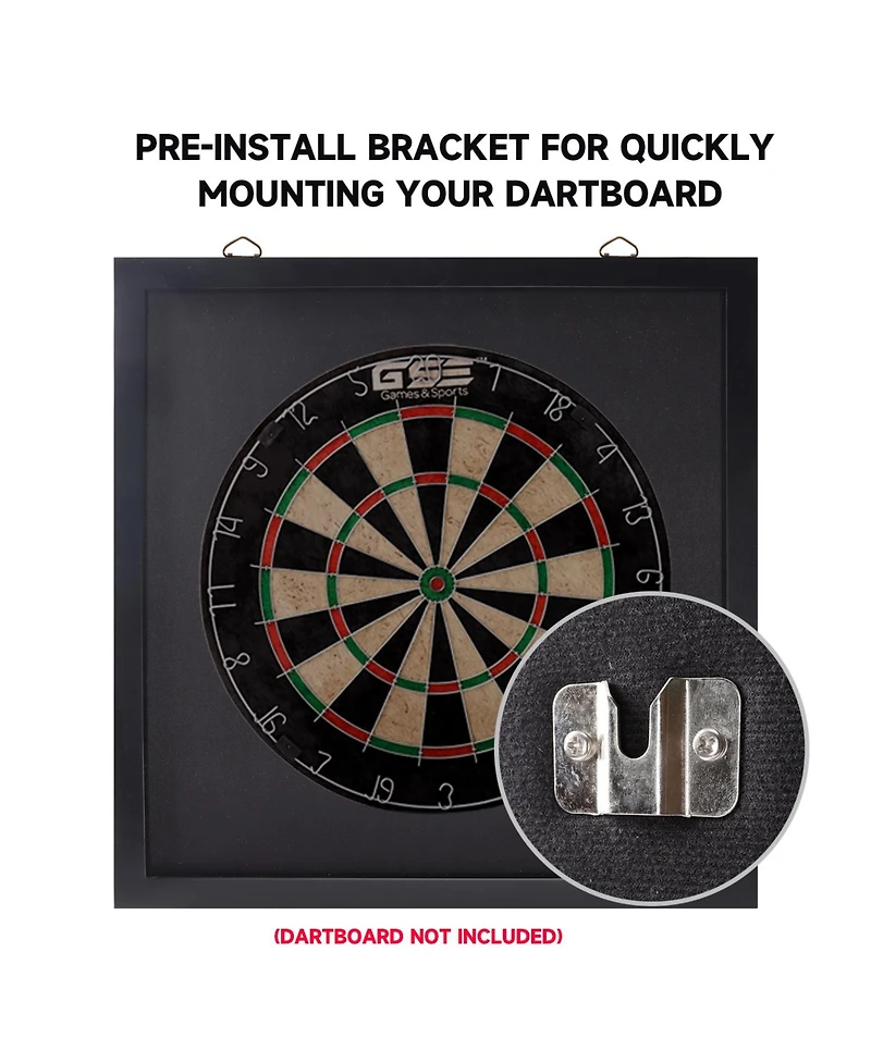 Gse Games & Sports Expert Dartboard Backboard
