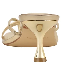 Calvin Klein Women's Axella Strappy Kitten Heel Dress Sandals