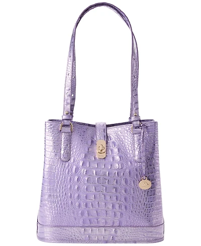 Brahmin Fiora Melbourne Embossed Leather Shoulder Bag