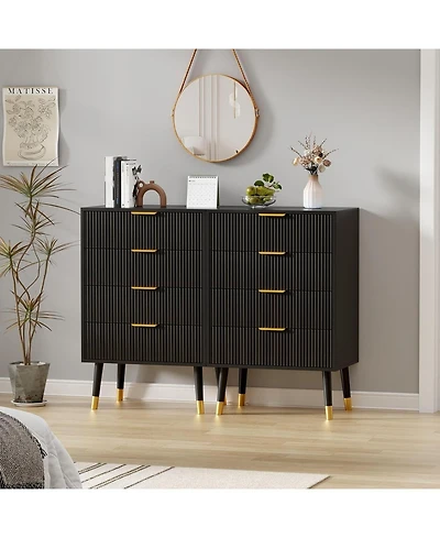 gaomon Drawer Dresser for Bedroom, Modern Closet Dressers Chest of Drawers