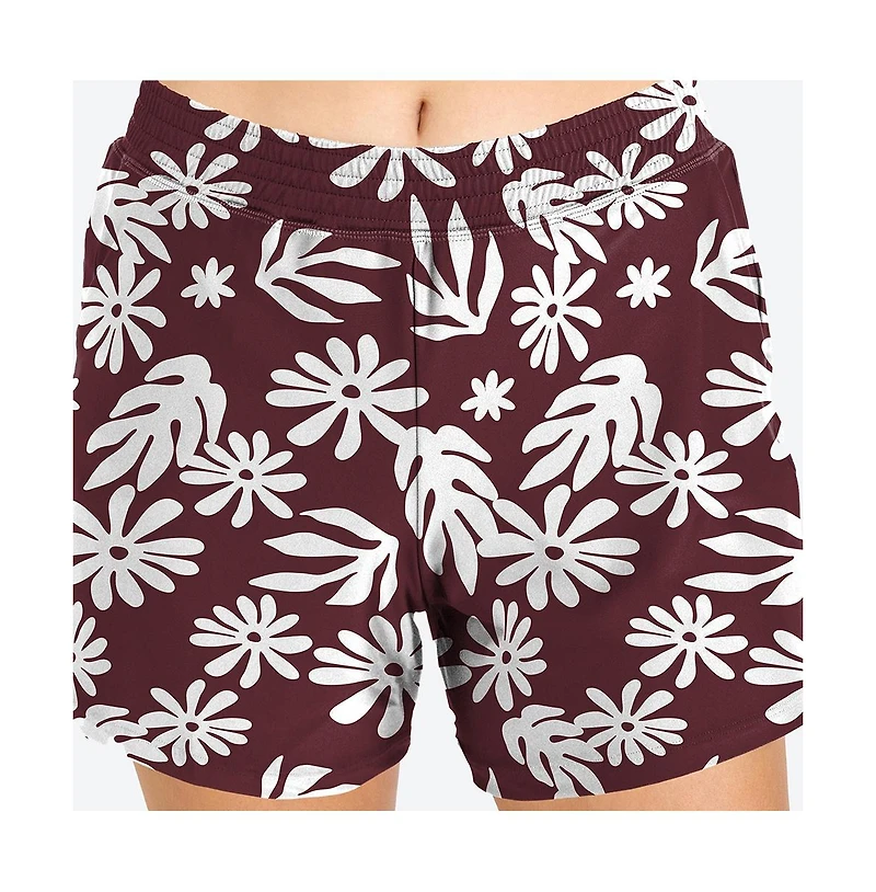 Calypsa Women's Classic Fit Swim Shorts With Panty