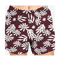 Calypsa Women's Classic Fit Swim Shorts With Panty