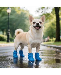 Aronkl Anti-Slip Breathable Dog Boots for Paw Protection, Outdoor Use, Reflective Straps