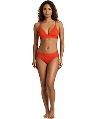 Lauren Ralph Women's Triangle V-Neck Swim Top