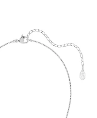 Swarovski x Ariana Grande Rhodium Plated Mother of Pearl Necklace and Earrings Set