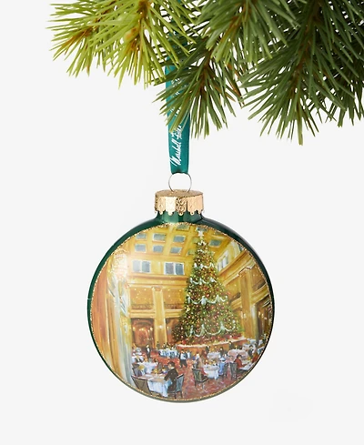 Holiday Lane Chicago Walnut Room Disk Ornament, Macy's Exclusive
