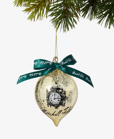 Holiday Lane Chicago Marshall Fields Bow-Trim Drop Ornament, Macy's Exclusive