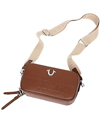 True Religion Double-Zip Horseshoe Camera Bag