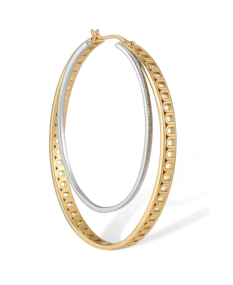 Retro Chic Womens Colosseum Earrings