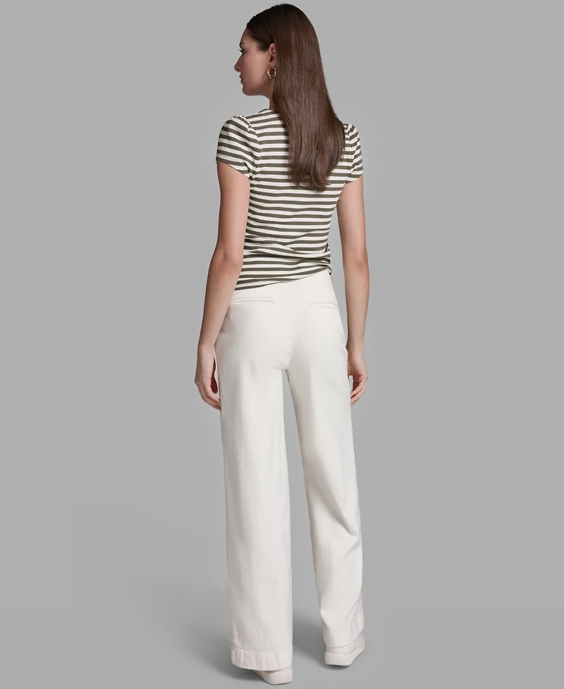 Bcbg Women's Loose-Fit Wide-Leg Pants