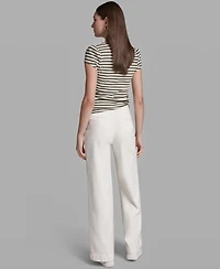 Bcbg Women's Loose-Fit Wide-Leg Pants