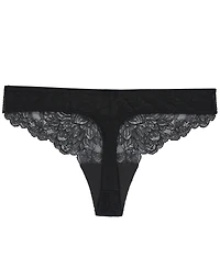 On Gossamer Women's Luxe Lace Thong Underwear G2426