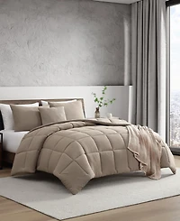 Kenneth Cole Reaction Solid Washed Microfiber 5-Pc. Comforter Set, King
