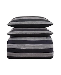 Kenneth Cole New York Banded Stripe Textured Microfiber 7-Pc. Comforter Set