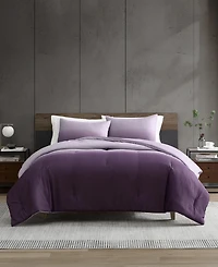 Kenneth Cole New York Subtle Ombre Washed Microfiber 3-Pc. Comforter Set