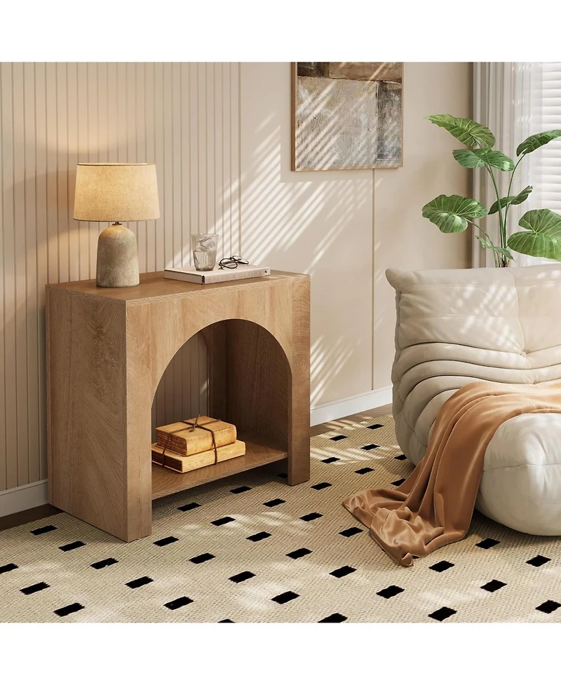 Tribesigns Nightstand with Storage, Large Bed Side Table for Bedroom, 1PCS