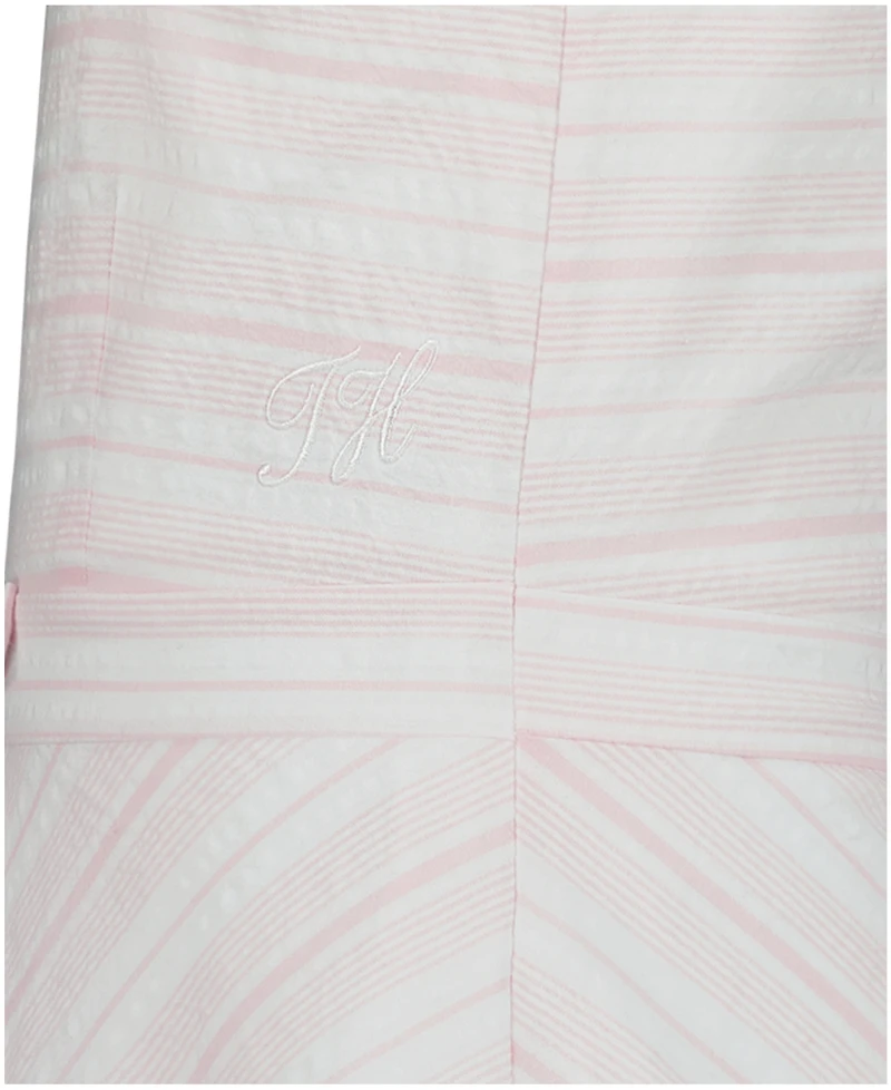 Tommy Hilfiger Girls' 7-16 Square Neck Seersucker Sun Dress