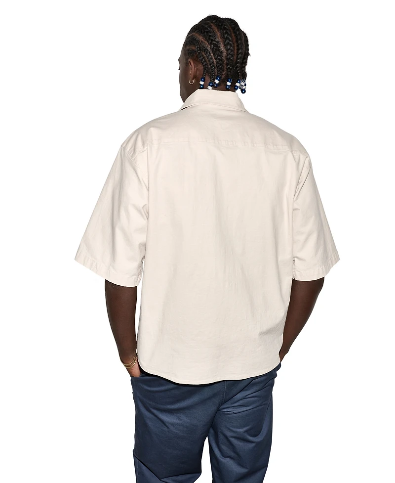 Converse Men's Ripstop Short-Sleeve Shirt