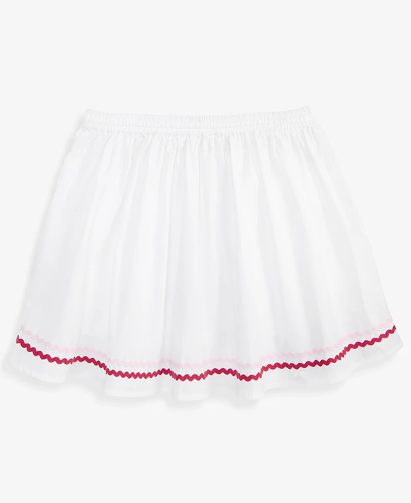 CeCe Girls' 6-8 Rik Rak Cotton Skirt