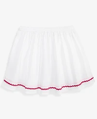CeCe Girls' 6-8 Rik Rak Cotton Skirt