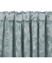 Elrene Home Fashions Mia Jacquard Scroll Blackout Window Curtain