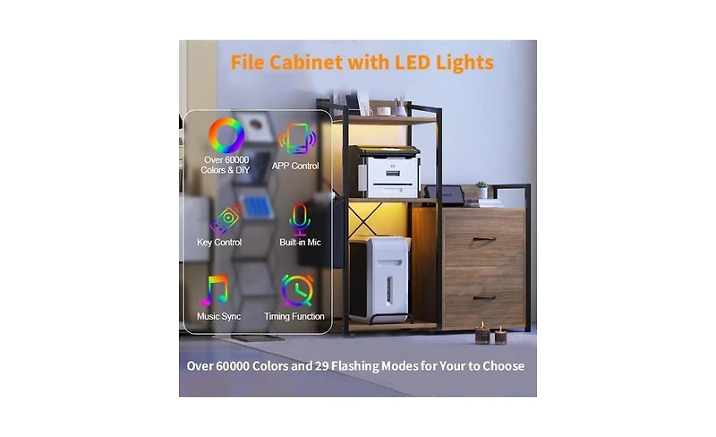 gaomon 2 Drawer File Cabinet for Letter