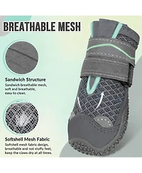 Aronkl Waterproof Anti-Slip Dog Boots for Outdoor Walking