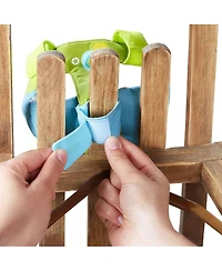 Haba Doll's Bike Seat Blue & Green